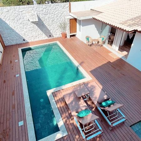 Casa com piscina e acesso a pé à Praia do Santinho Florianopolis Exterior foto